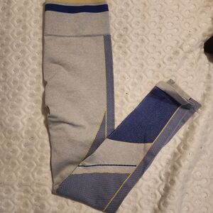 Fabletics Gray and Blue Leggings